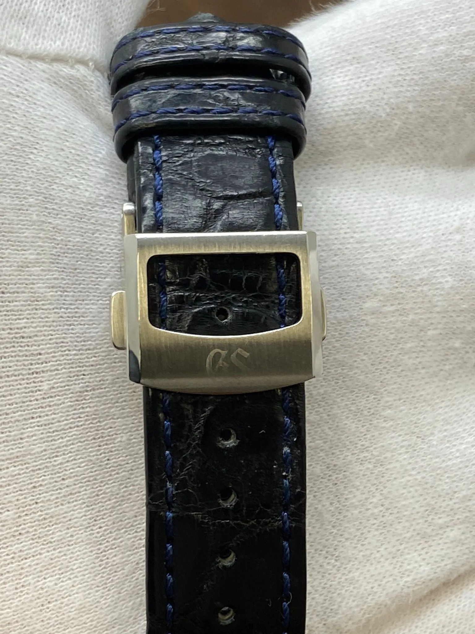 Grand Seiko Elegance Collection Omiwatari SBGY007 Blue Dial Spring Drive Men's Watch