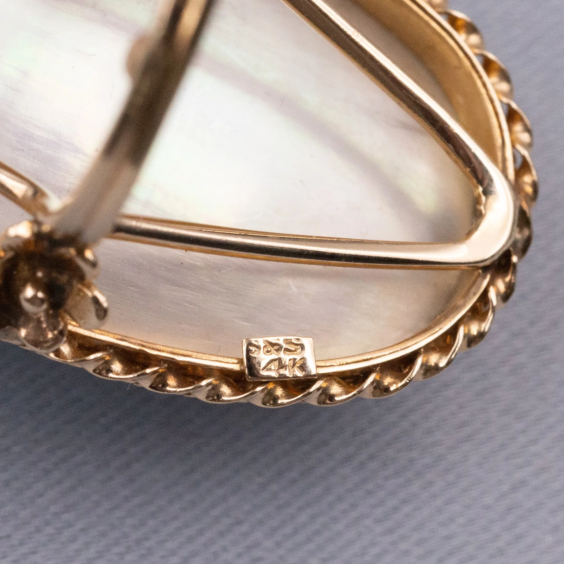 Grey Mabé Pearl Ring
