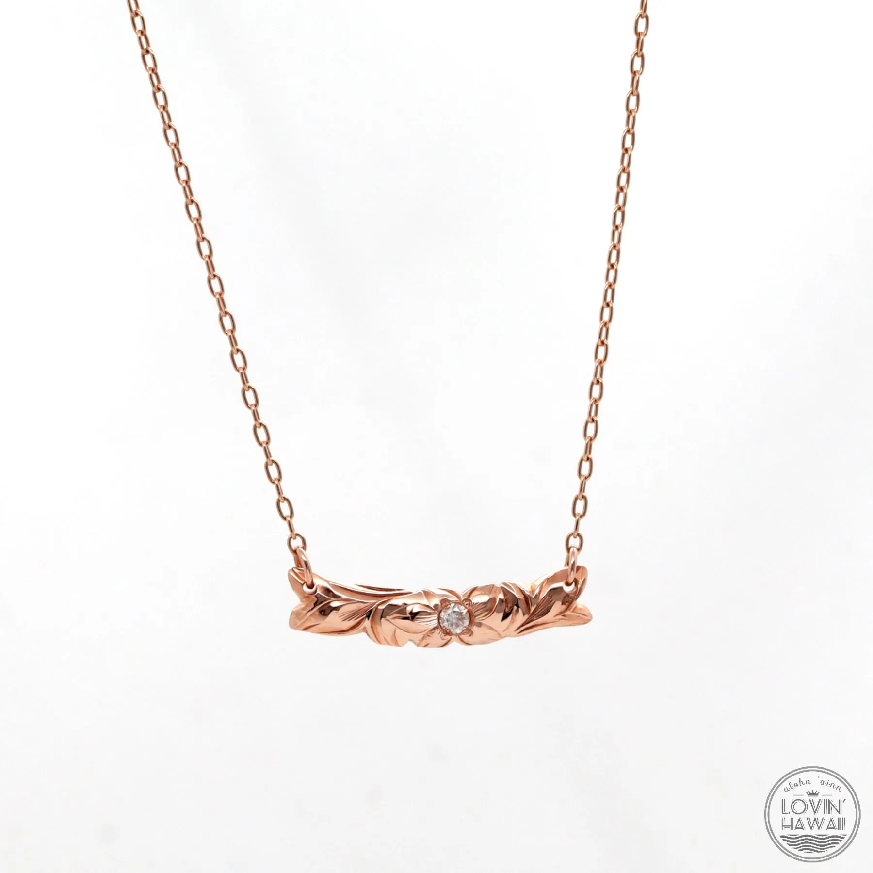 Hawaiian Necklaces With Diamond Pendants