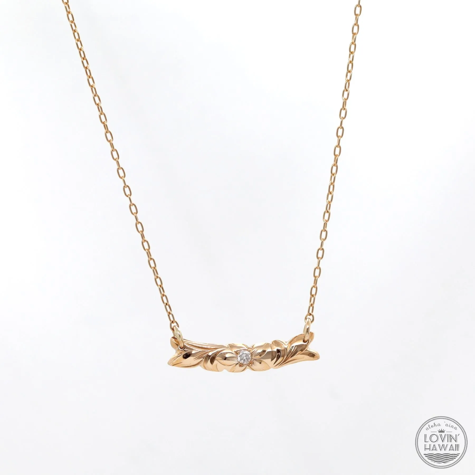 Hawaiian Necklaces With Diamond Pendants