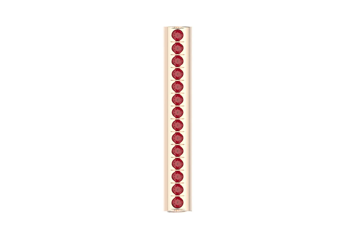 HEART - 14k Birthstone Pavé - Pendant