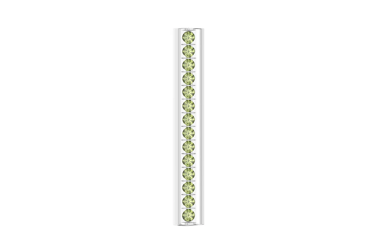HEART - 14k Birthstone Pavé - Pendant