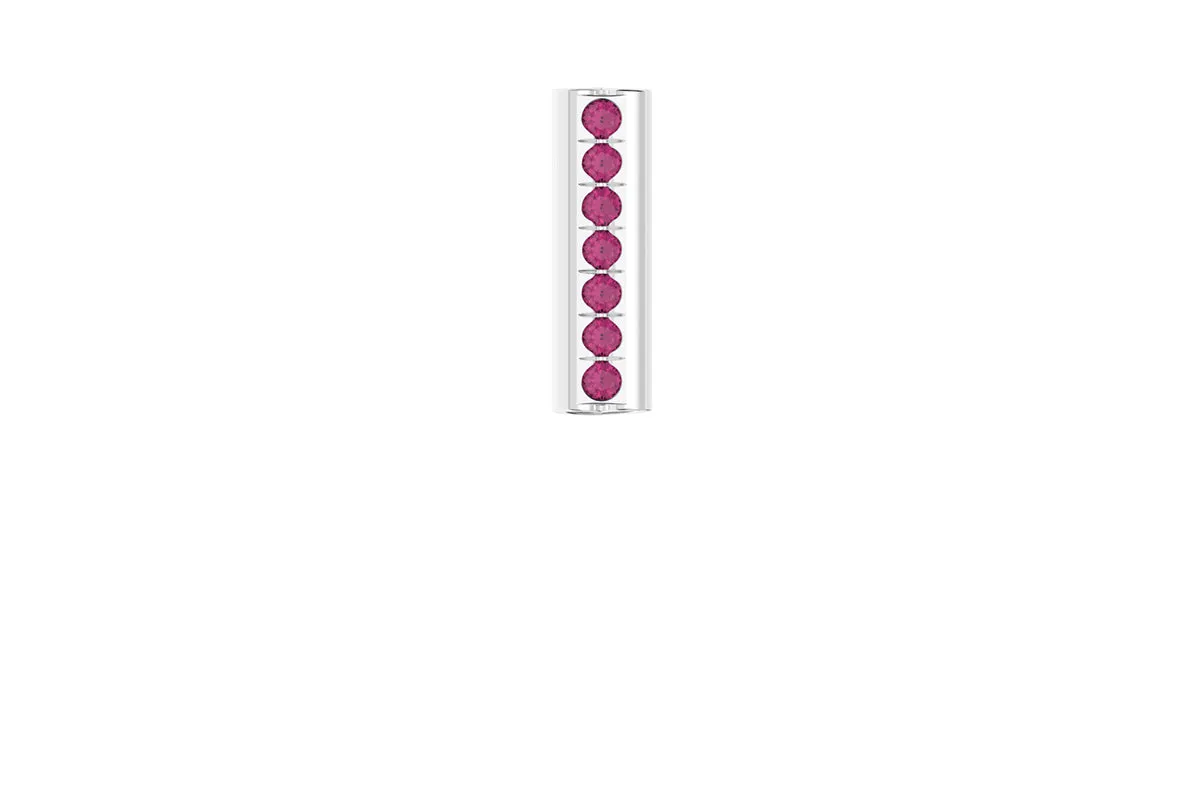 HEART - 14k Birthstone Pavé - Pendant
