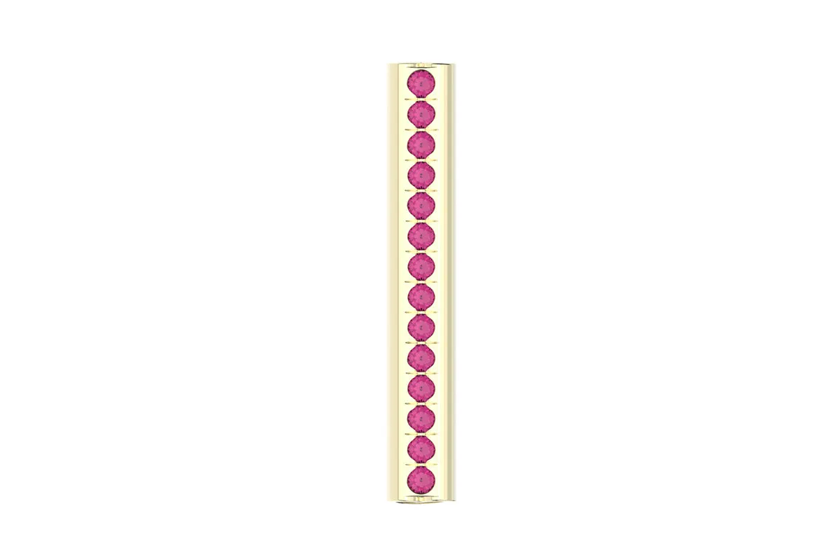 HEART - 14k Birthstone Pavé - Pendant