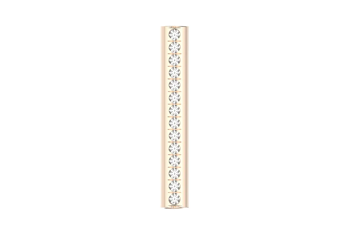 HEART - 14k Birthstone Pavé - Pendant