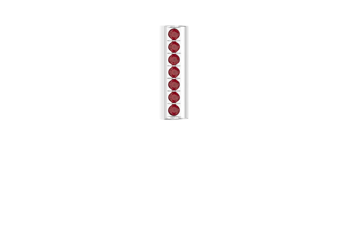 HEART - 14k Birthstone Pavé - Pendant