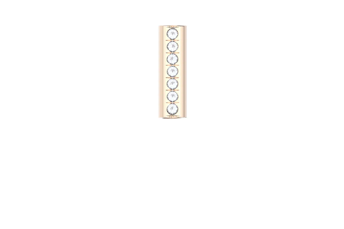 HEART - 14k Birthstone Pavé - Pendant