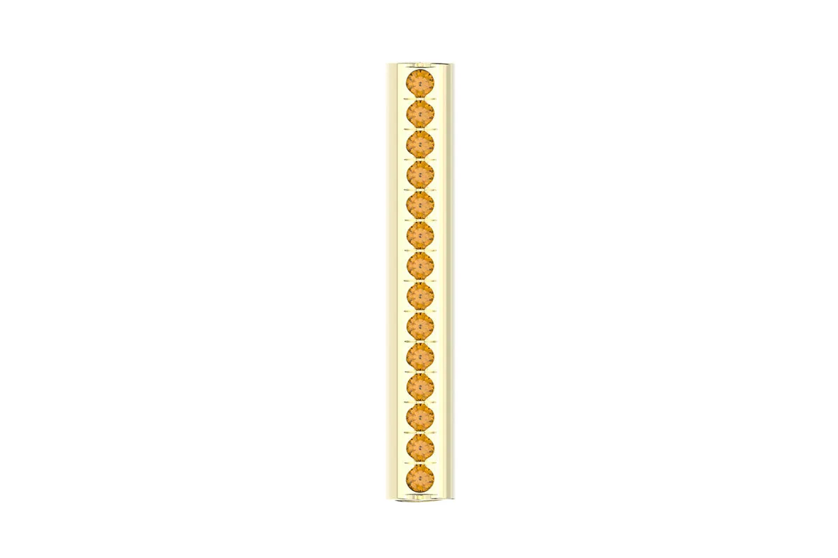HEART - 14k Birthstone Pavé - Pendant