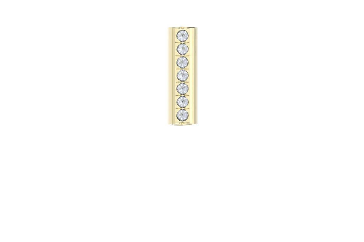 HEART - 14k Birthstone Pavé - Pendant