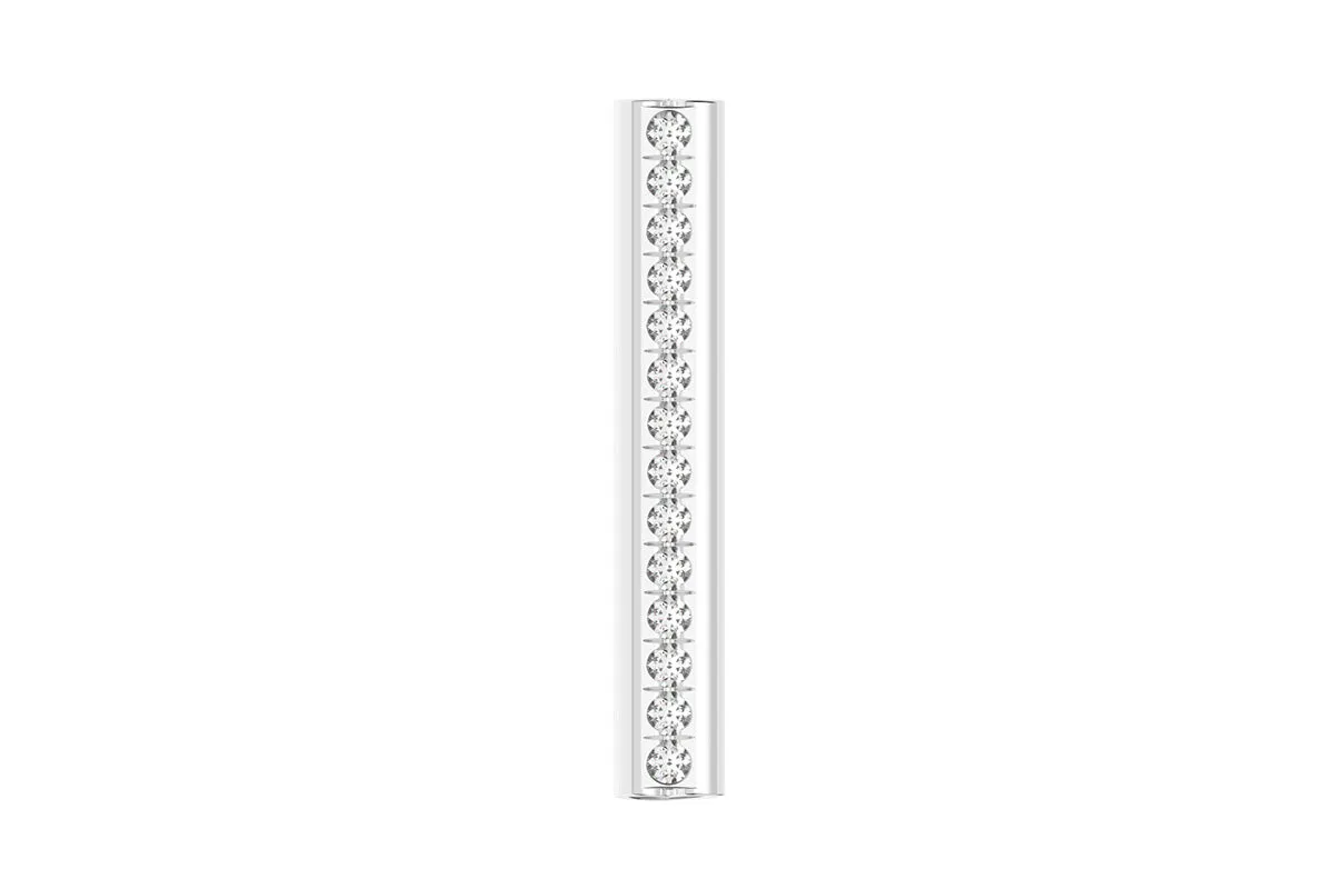 HEART - 14k Birthstone Pavé - Pendant