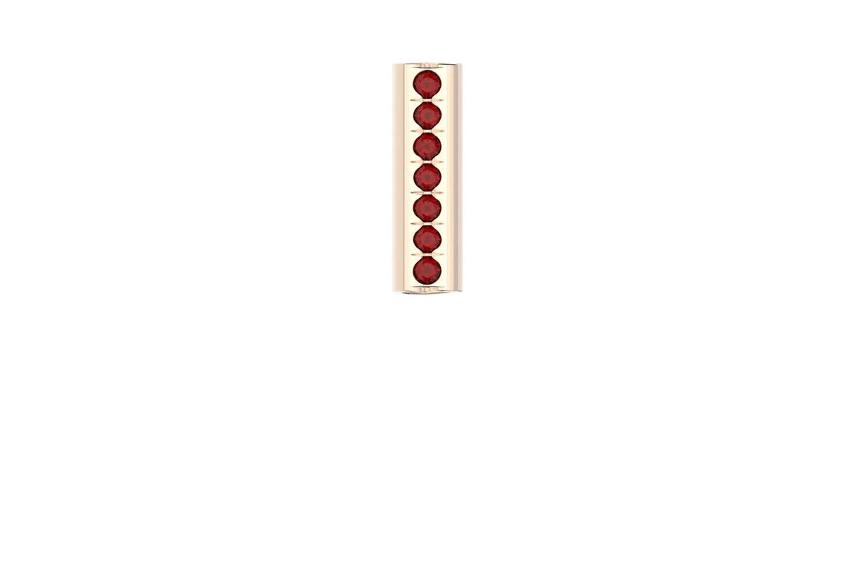 HEART - 14k Birthstone Pavé - Pendant