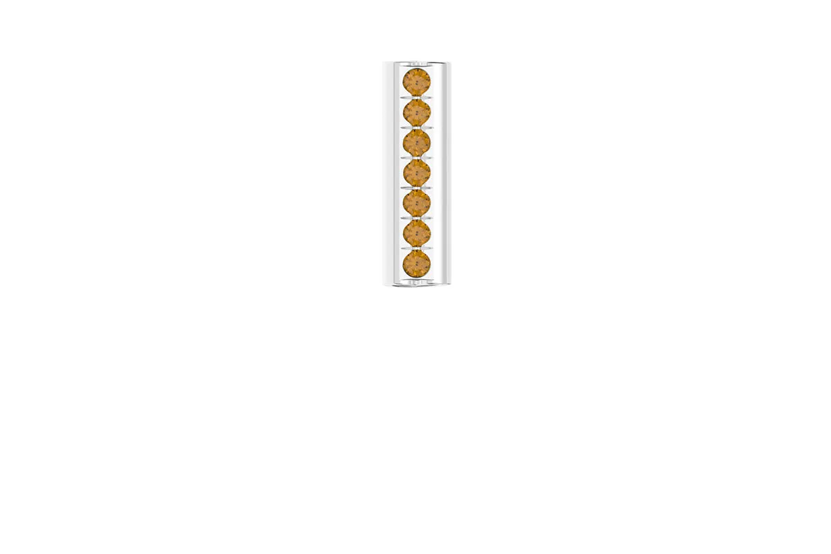HEART - 14k Birthstone Pavé - Pendant