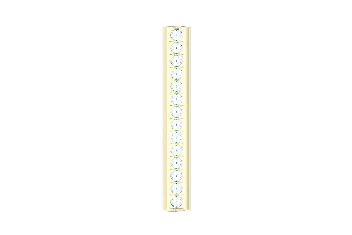 HEART - 14k Birthstone Pavé - Pendant