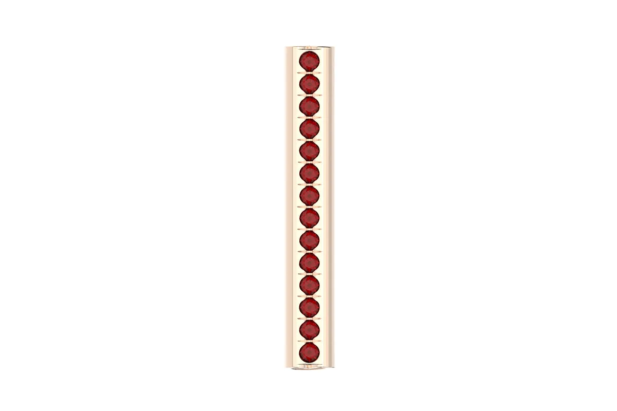 HEART - 14k Birthstone Pavé - Pendant
