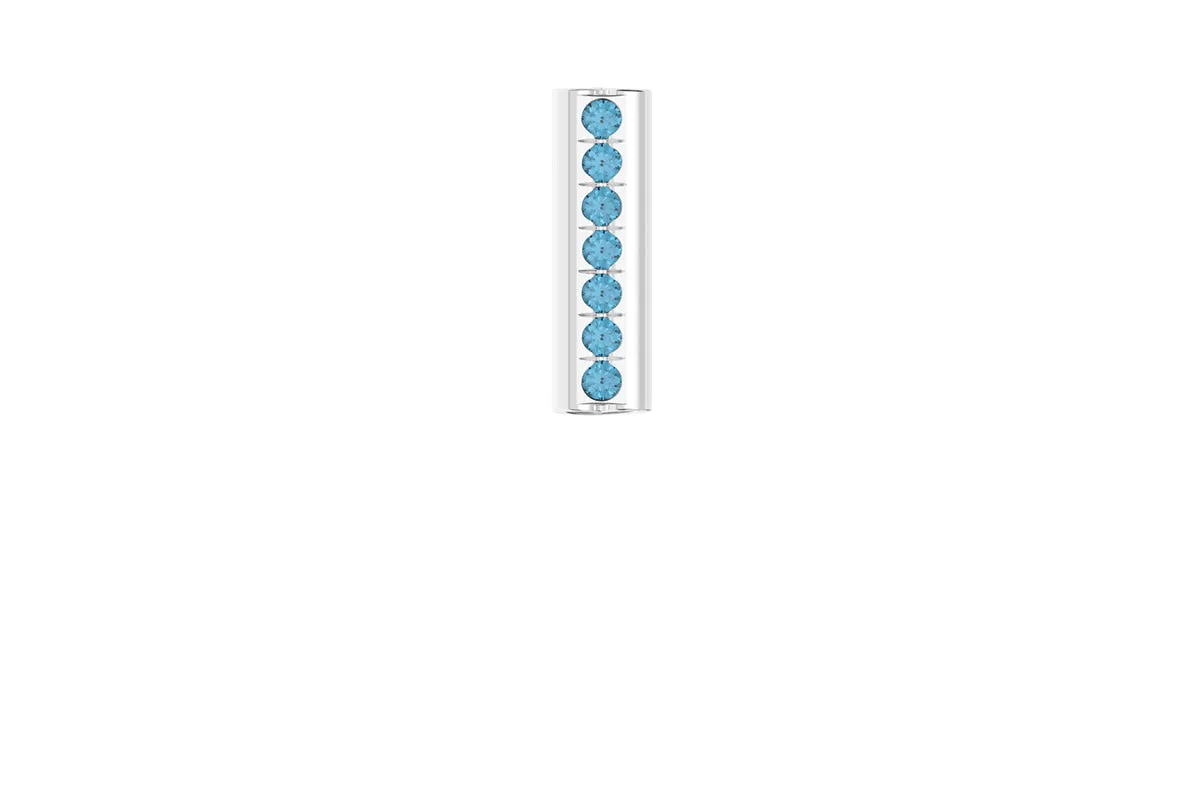 HEART - 14k Birthstone Pavé - Pendant