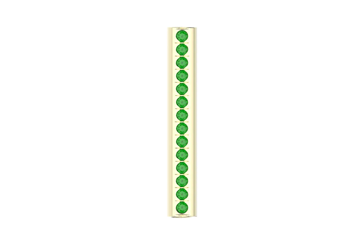HEART - 14k Birthstone Pavé - Pendant