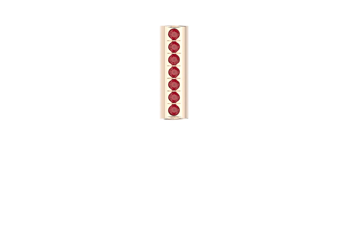 HEART - 14k Birthstone Pavé - Pendant