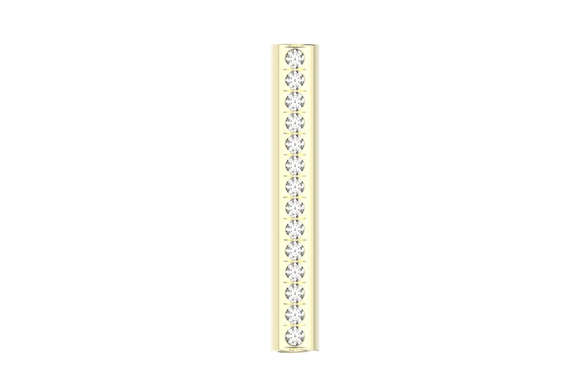 HEART - 14k Birthstone Pavé - Pendant