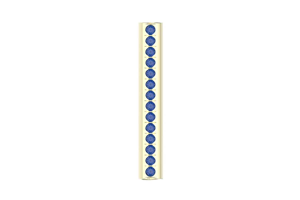 HEART - 14k Birthstone Pavé - Pendant
