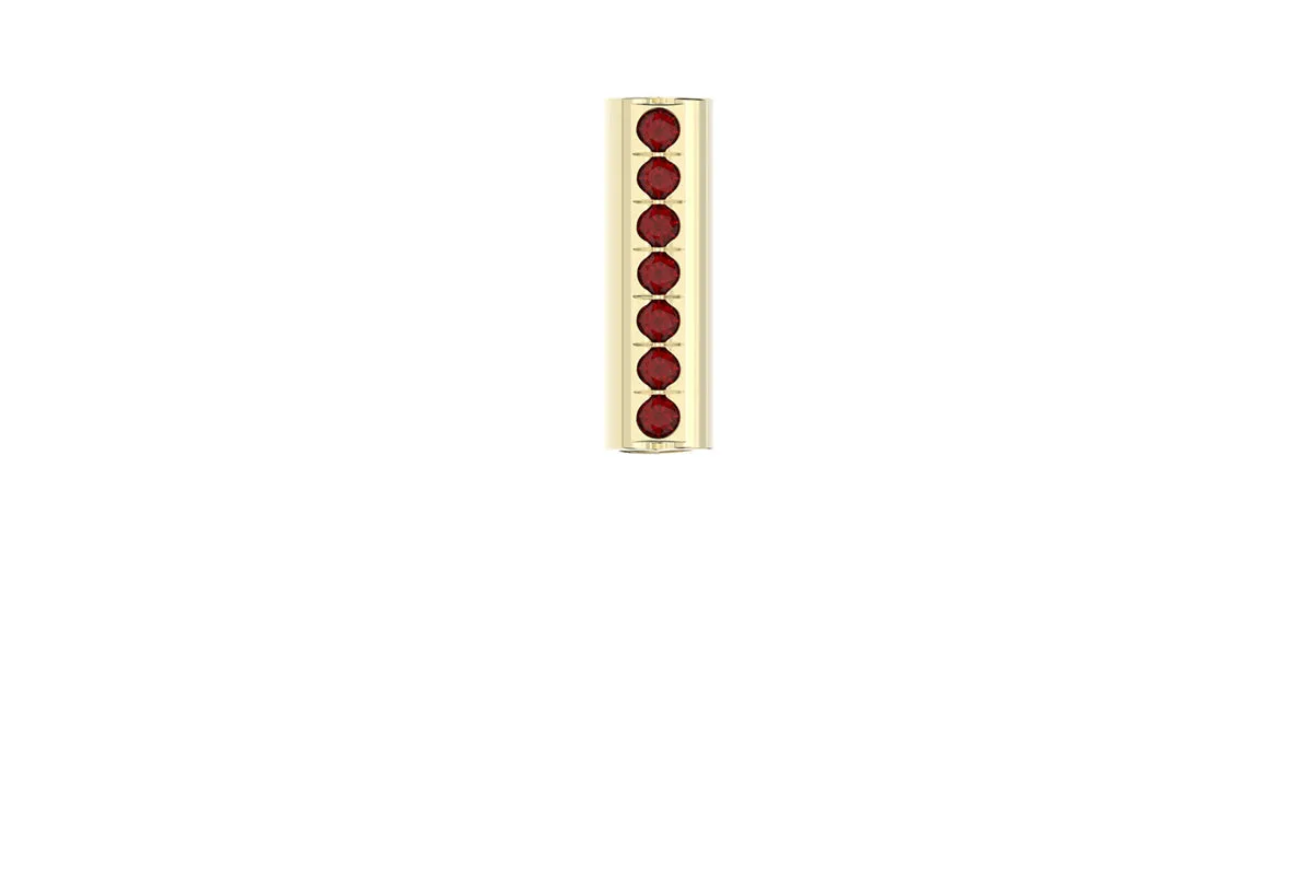 HEART - 14k Birthstone Pavé - Pendant