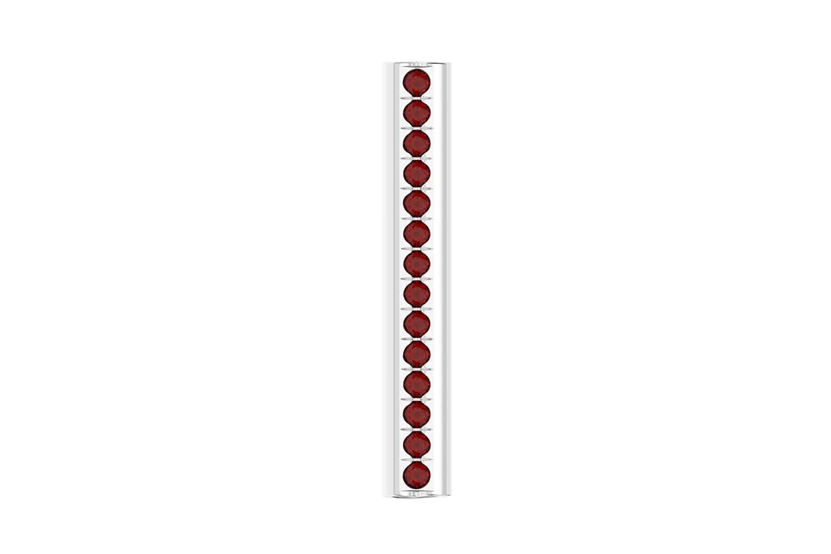 HEART - 14k Birthstone Pavé - Pendant