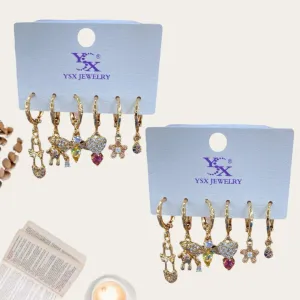 Hoop Earrings Set 9
