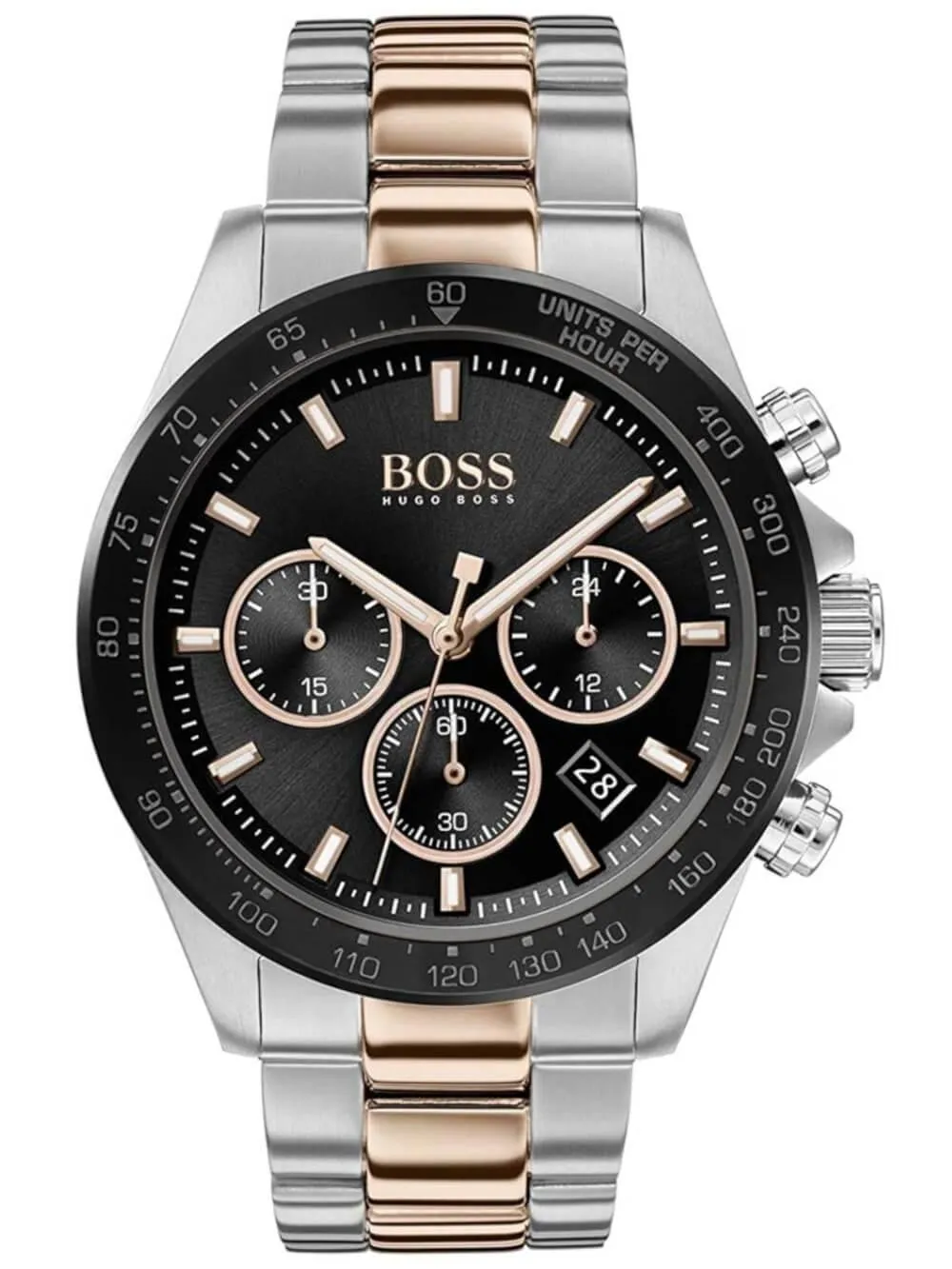 Hugo Boss 1513757 Hero Analog Black Dial Quarzt Men's Watch