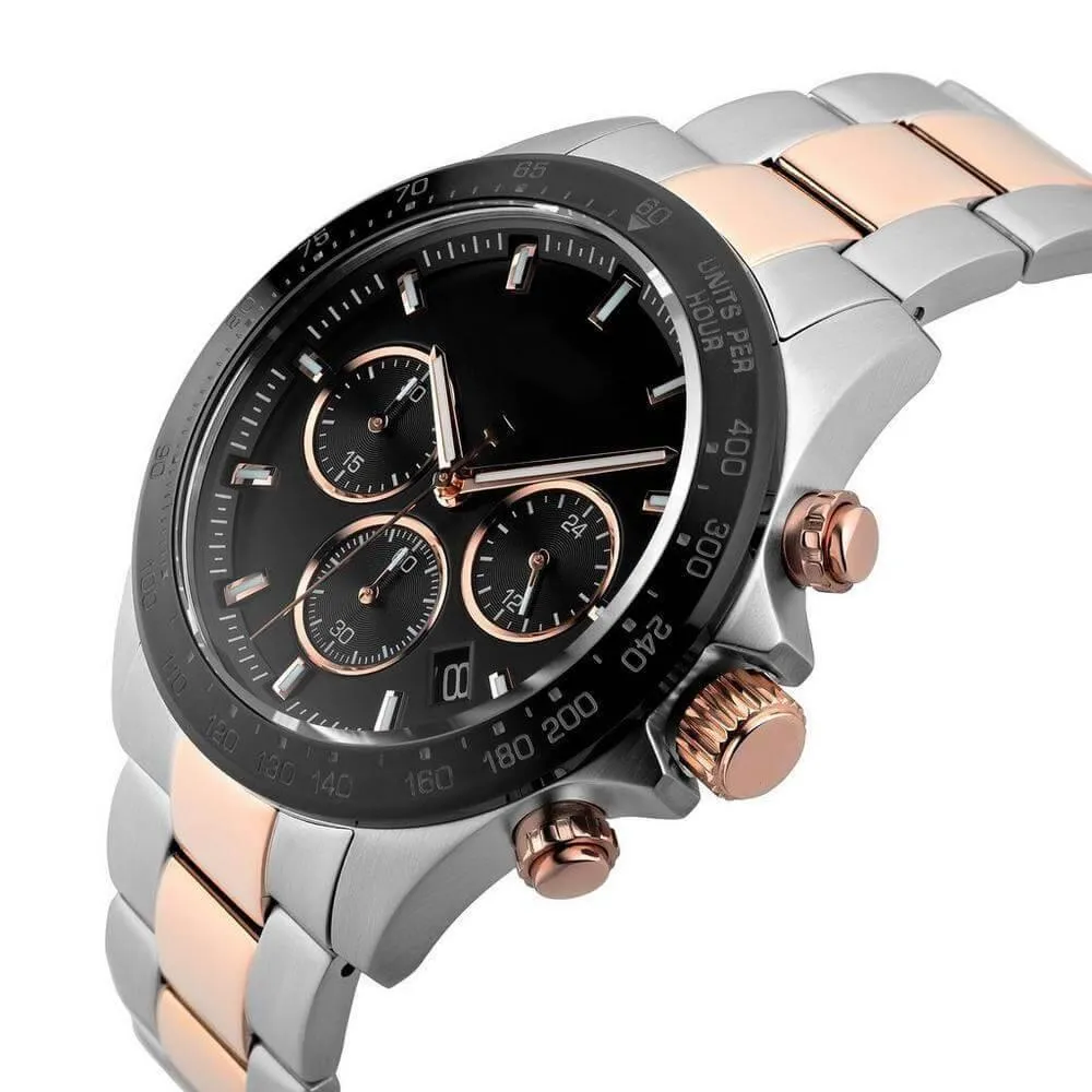 Hugo Boss 1513757 Hero Analog Black Dial Quarzt Men's Watch