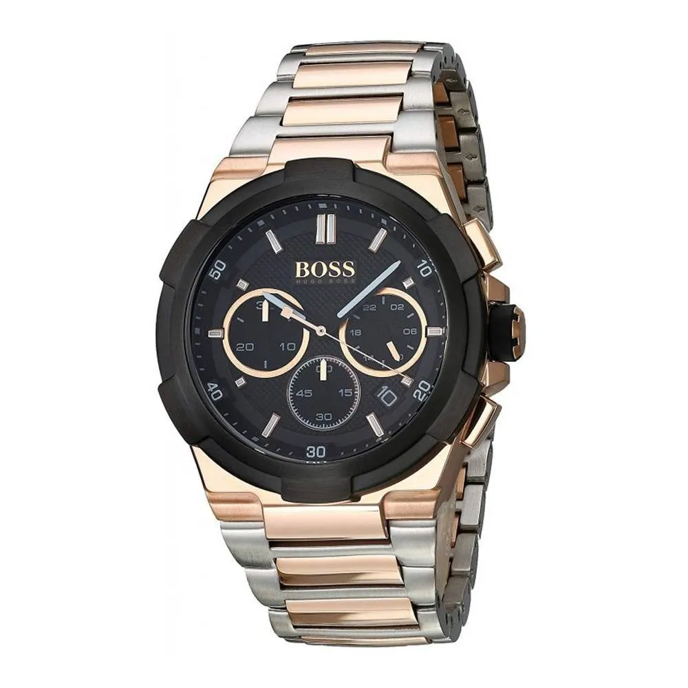 Hugo Boss Mens Chronograph Quartz Watch with Stainless Steel Strap 1513358