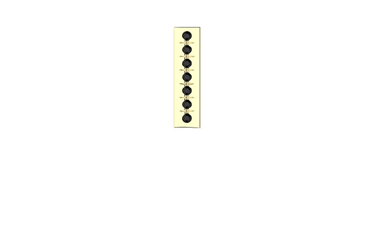 I-BEAM - 14k Diamond Pavé - Pendant