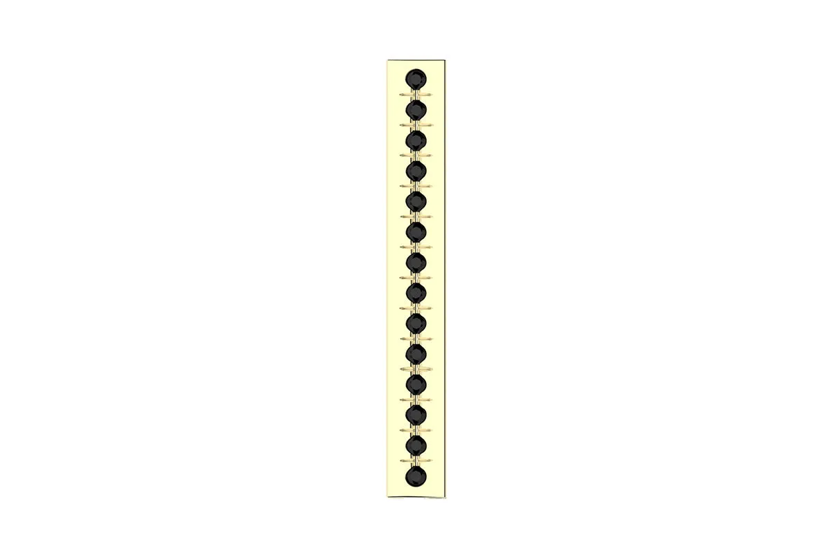 I-BEAM - 14k Diamond Pavé - Pendant