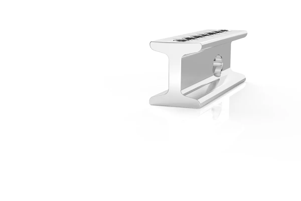 I-BEAM - 14k Diamond Pavé - Pendant
