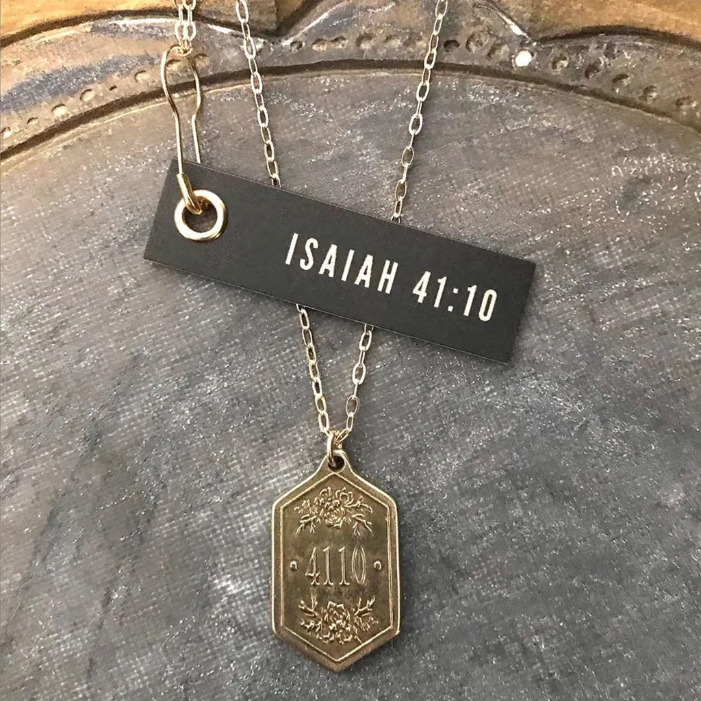 Isaiah 41:10 Pendant Necklace