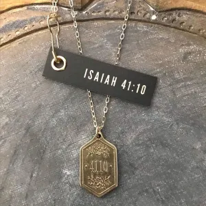 Isaiah 41:10 Pendant Necklace