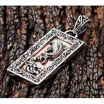 Japanese Koi Silver Pendants