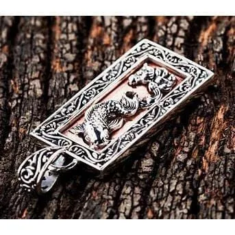 Japanese Koi Silver Pendants