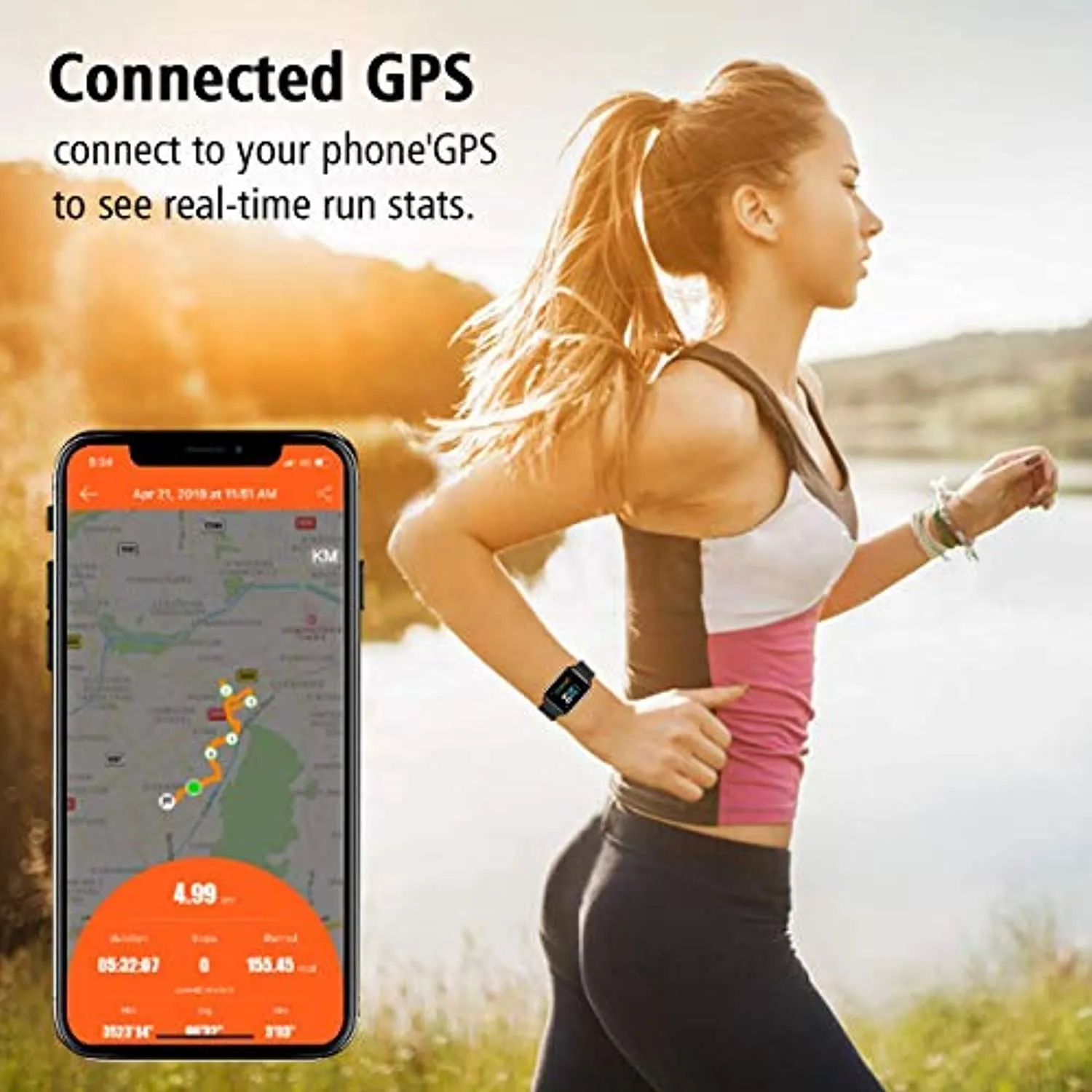 L8star Fitness Tracker Heart Rate Activity Tracker with 1.3 inch IPS Color Screen Long Battery Life Smart Watch with Sleep Monitor Step Counter Calorie Counter for Women Men