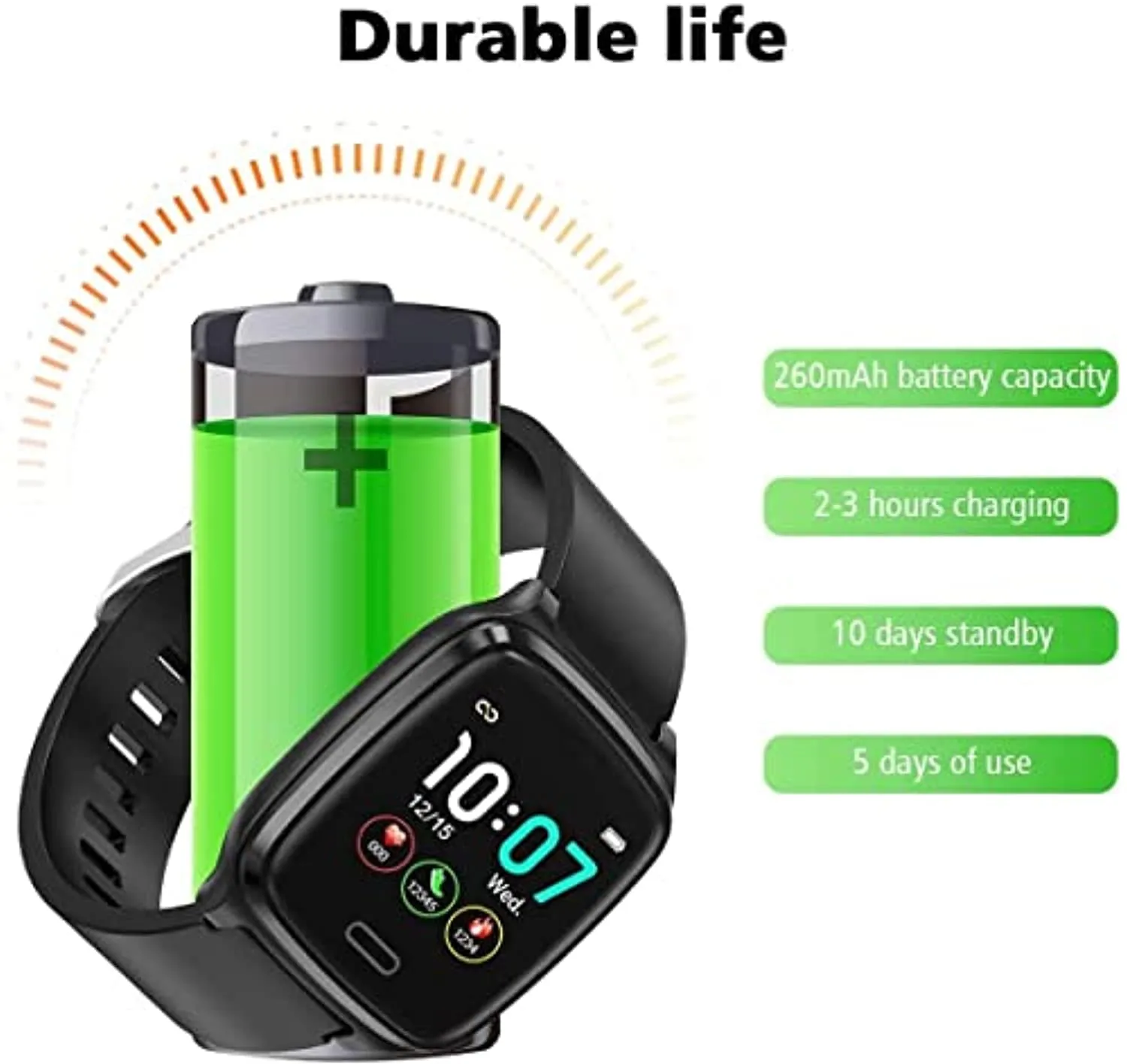 L8star Fitness Tracker Heart Rate Activity Tracker with 1.3 inch IPS Color Screen Long Battery Life Smart Watch with Sleep Monitor Step Counter Calorie Counter for Women Men
