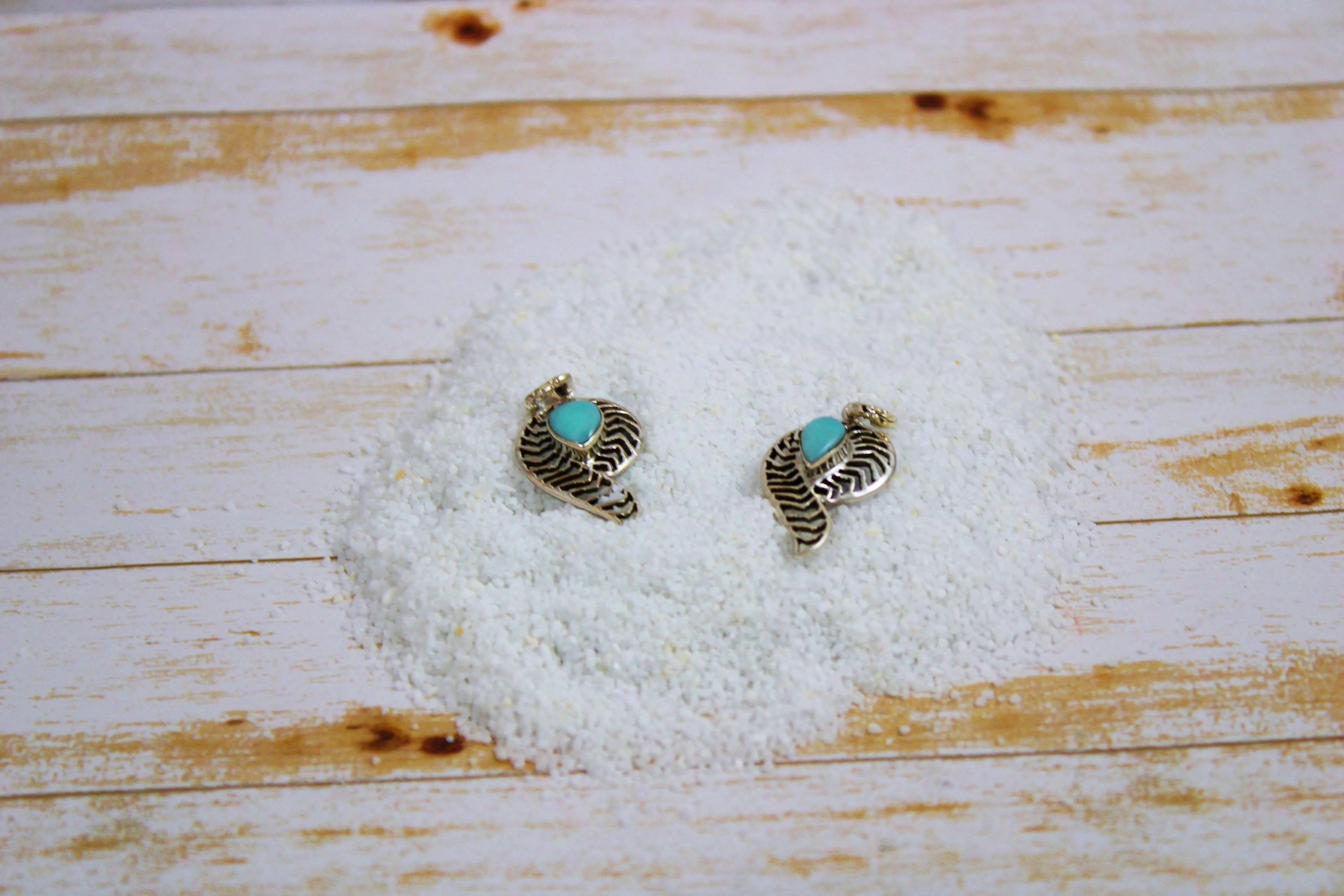 Larimar Pendant (.925 Sterling Silver)