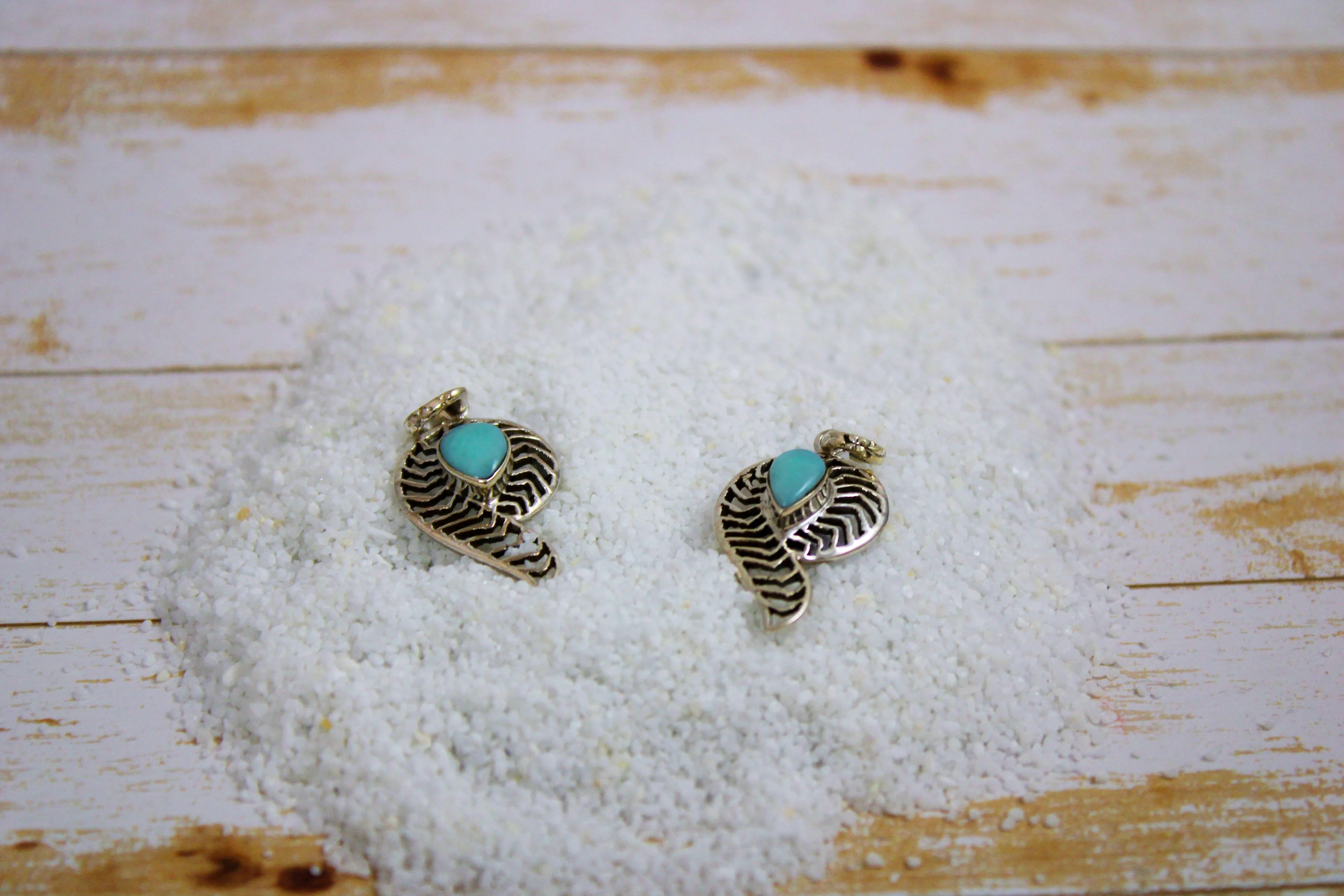 Larimar Pendant (.925 Sterling Silver)