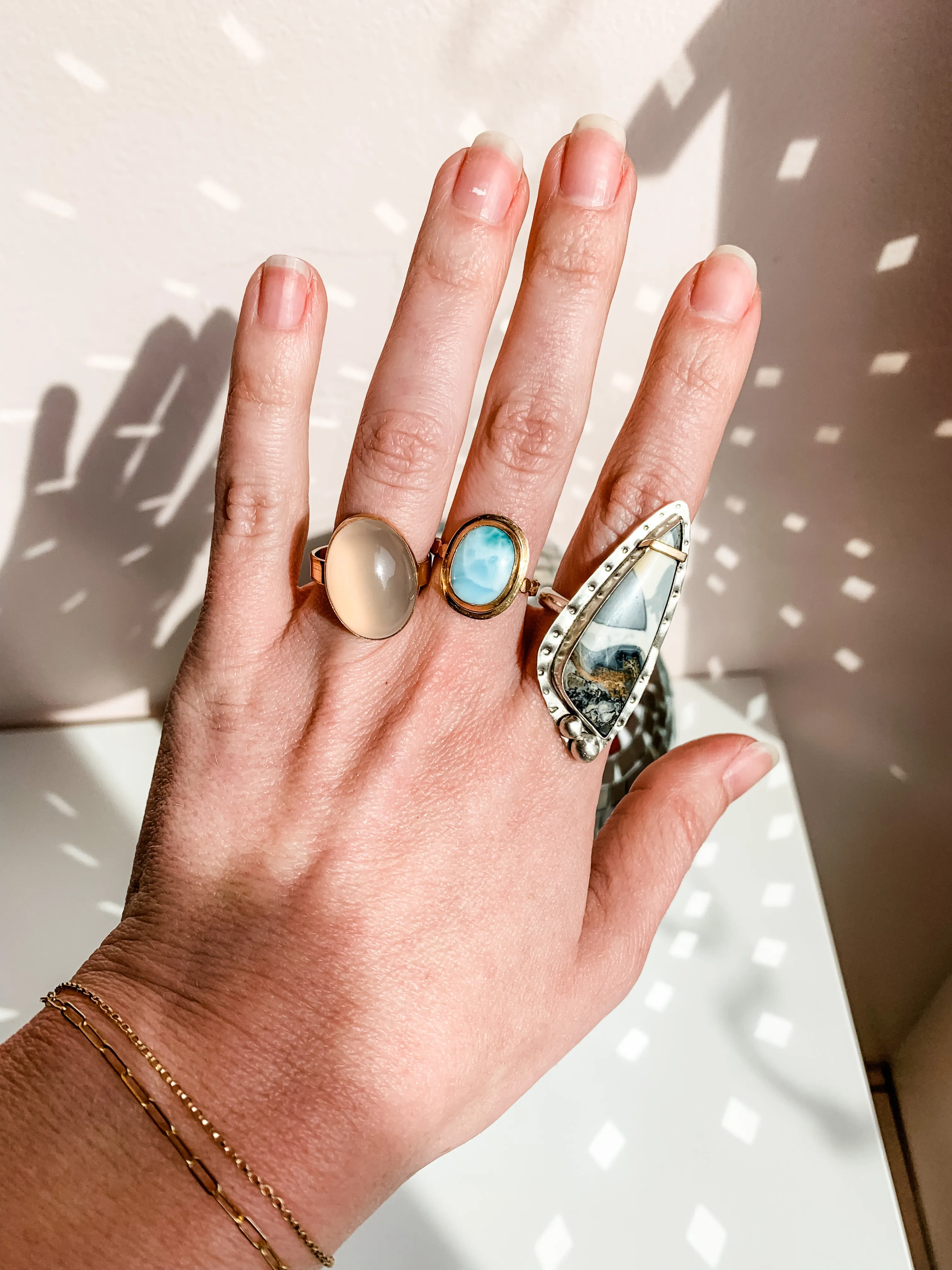 Larimer Halo Statement Ring - Size 6