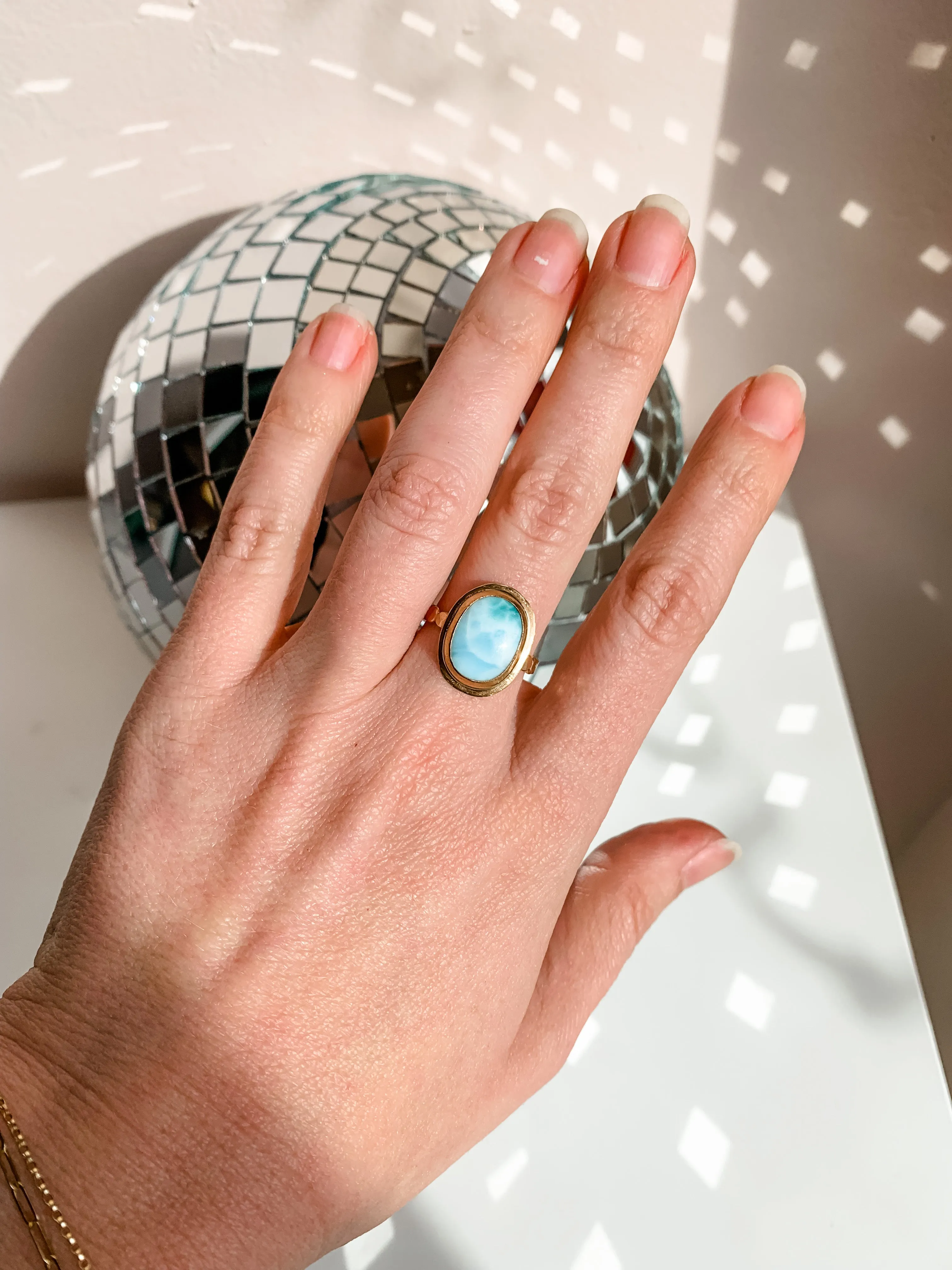 Larimer Halo Statement Ring - Size 6