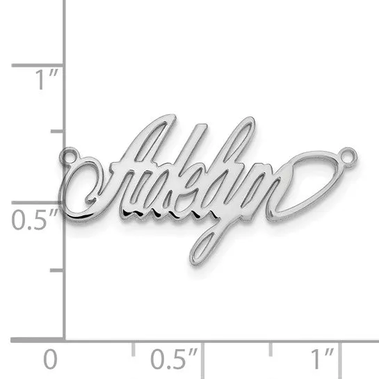 Laser Polished Nameplate with Chain