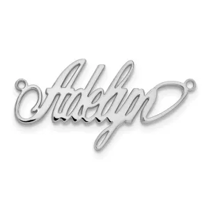 Laser Polished Nameplate with Chain