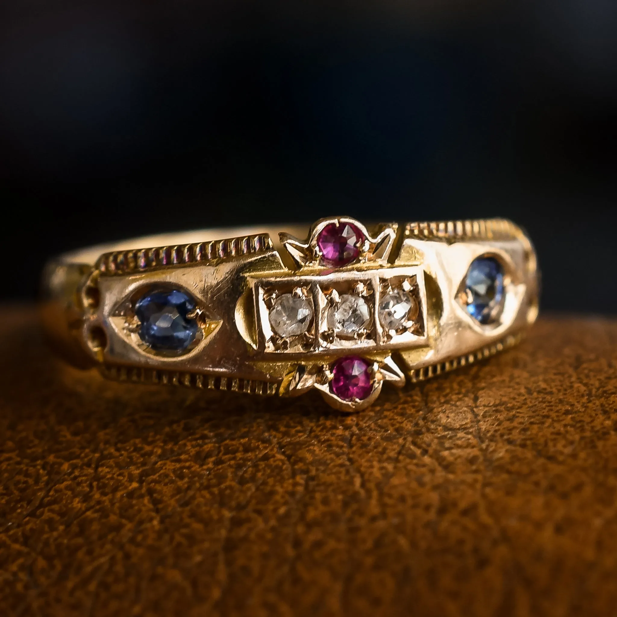 Late Victorian Multigem Cigar Band