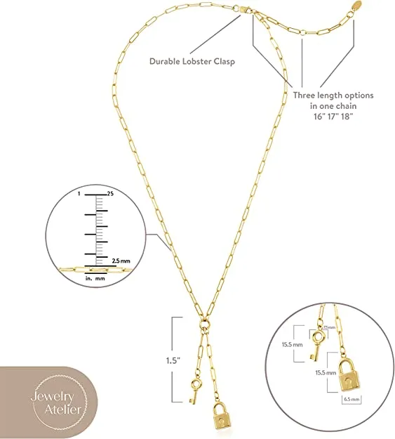 Lock Pendant Necklace