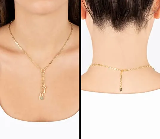 Lock Pendant Necklace