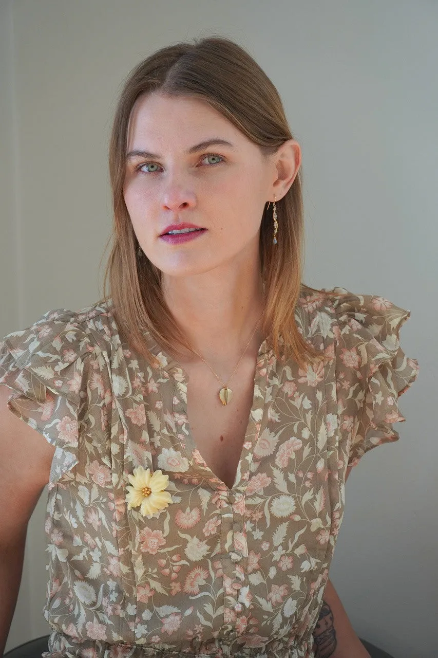 Lucy Necklace - Brass