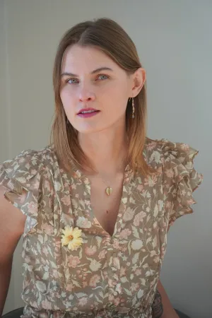 Lucy Necklace - Brass