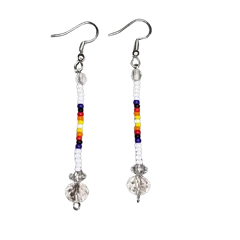 LZ Beaded Dangle Earrings